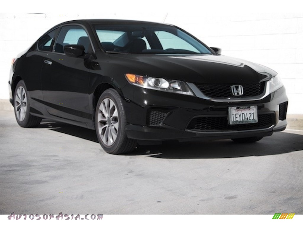 2014 Accord LX-S Coupe - Crystal Black Pearl / Black photo #1