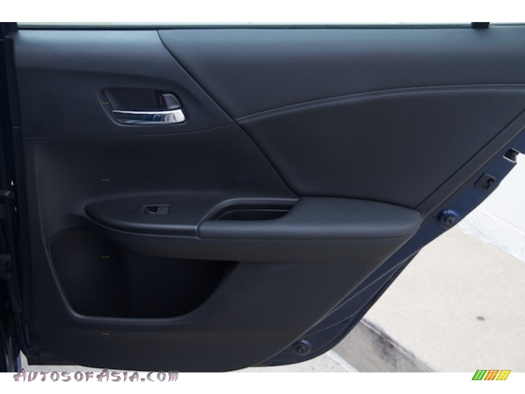 2014 Accord Sport Sedan - Obsidian Blue Pearl / Black photo #23