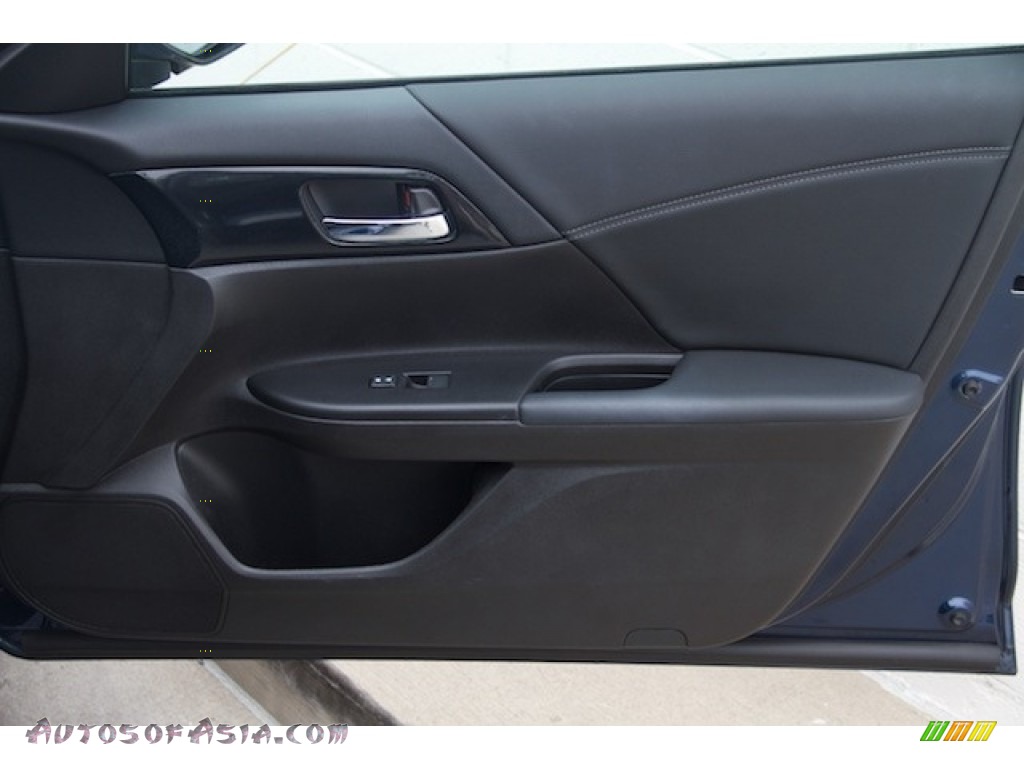 2014 Accord Sport Sedan - Obsidian Blue Pearl / Black photo #24