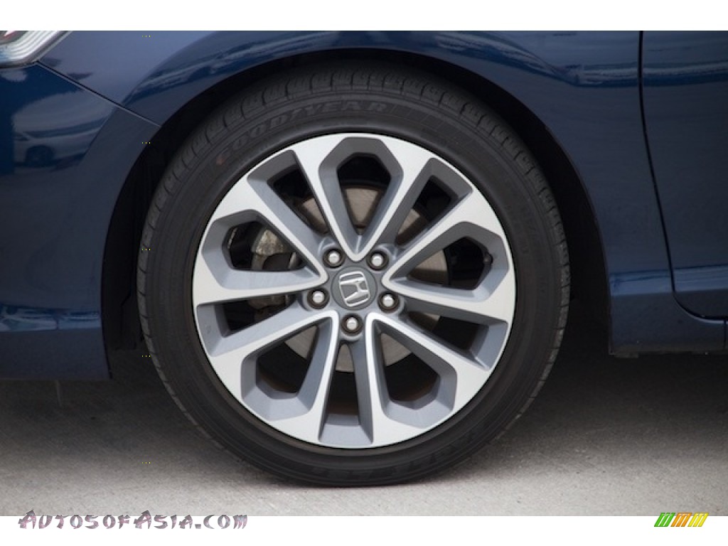 2014 Accord Sport Sedan - Obsidian Blue Pearl / Black photo #28