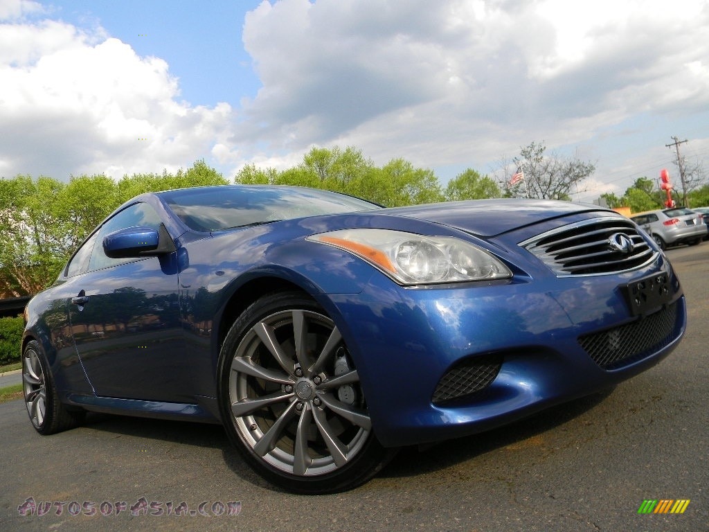 2008 G 37 S Sport Coupe - Athens Blue / Stone photo #2