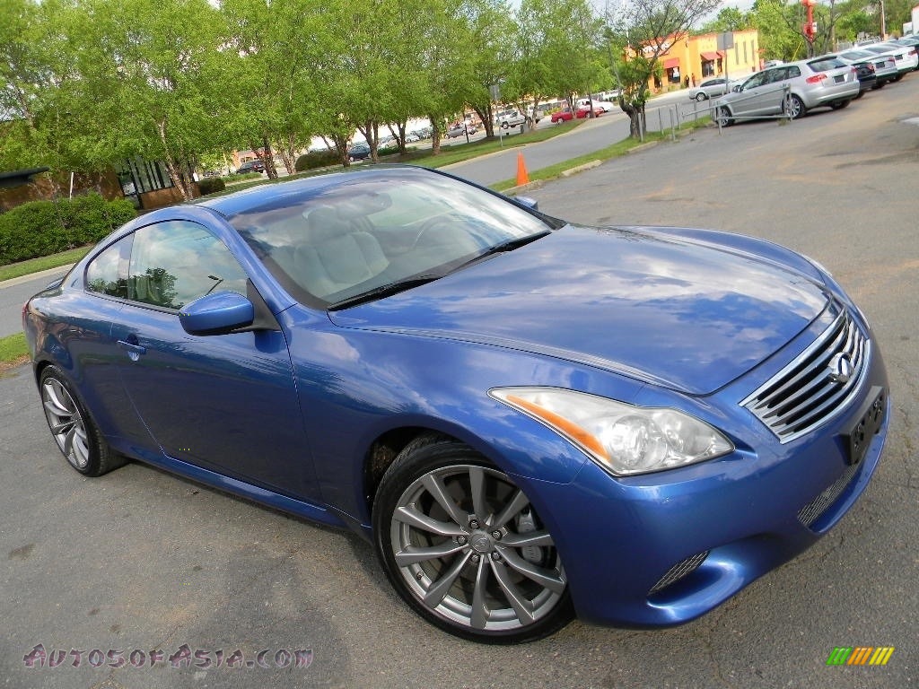 2008 G 37 S Sport Coupe - Athens Blue / Stone photo #3
