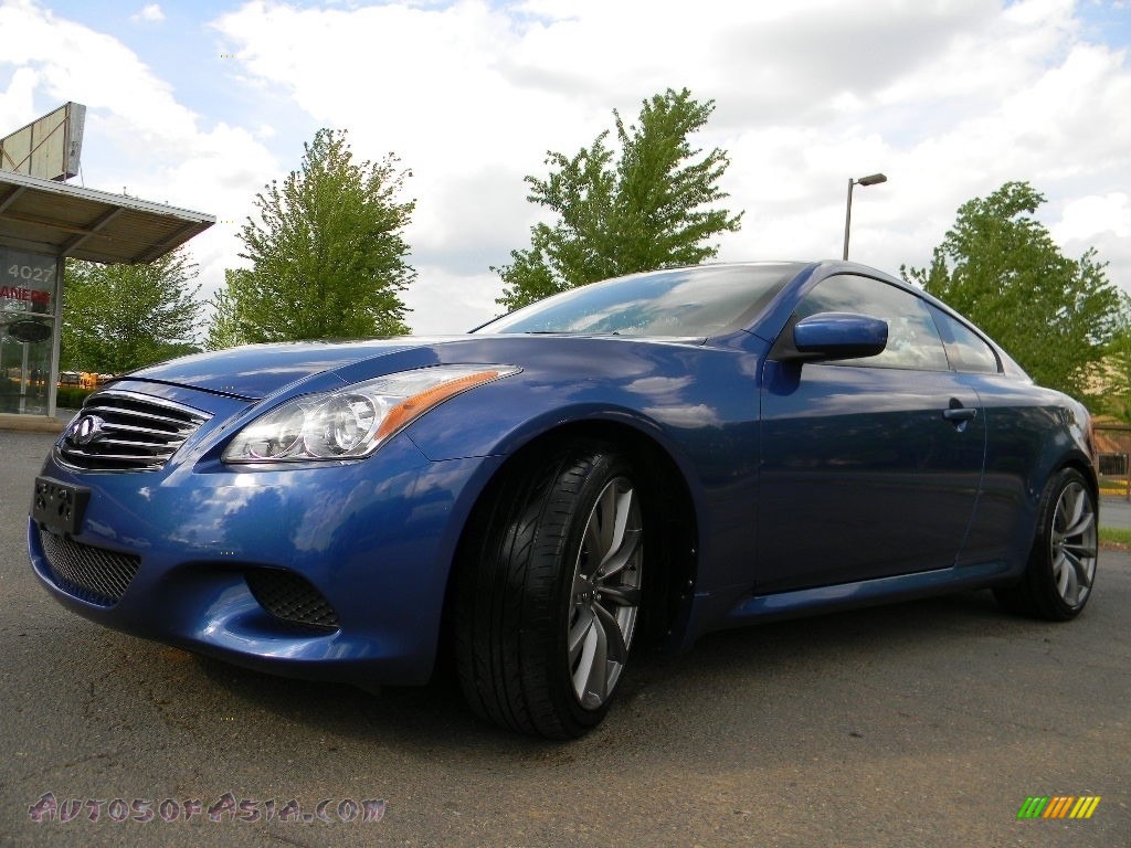 2008 G 37 S Sport Coupe - Athens Blue / Stone photo #6