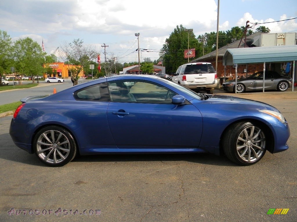 2008 G 37 S Sport Coupe - Athens Blue / Stone photo #11