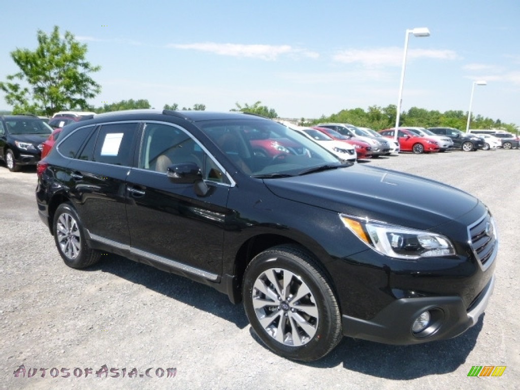 2017 Outback 3.6R Touring - Crystal Black Silica / Java Brown photo #1