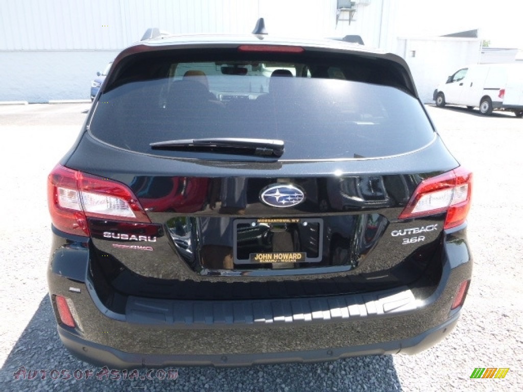 2017 Outback 3.6R Touring - Crystal Black Silica / Java Brown photo #8