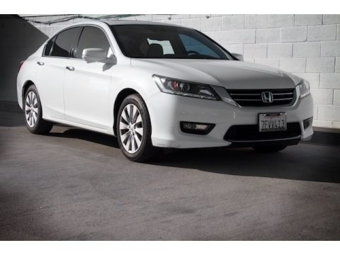 White Orchid Pearl 2014 Honda Accord EX-L V6 Sedan