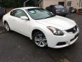 Nissan Altima 2.5 S Coupe Winter Frost White photo #1