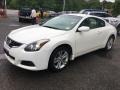 Nissan Altima 2.5 S Coupe Winter Frost White photo #8