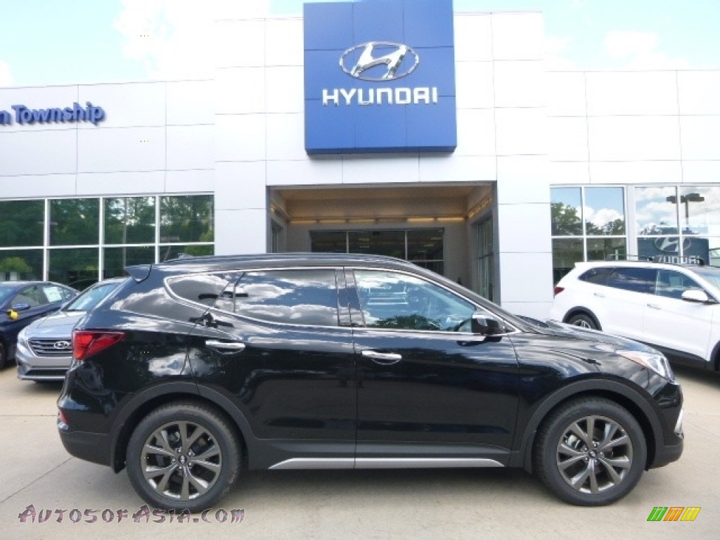 Twilight Black / Beige Hyundai Santa Fe Sport 2.0T Ulitimate AWD
