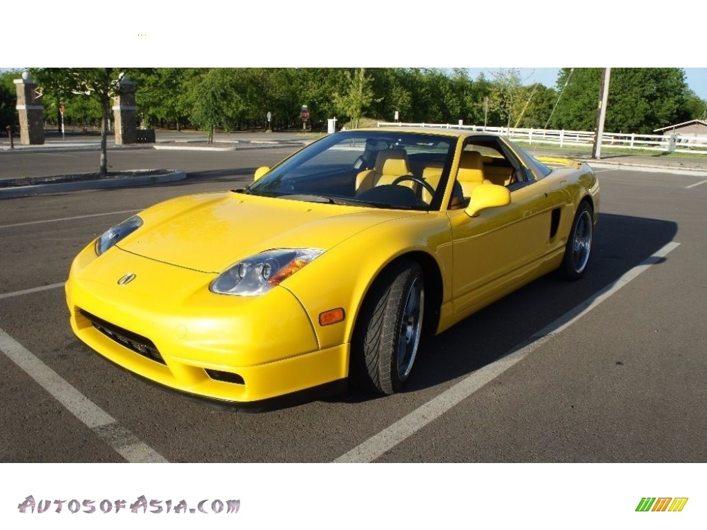 Spa Yellow Pearl / Yellow Acura NSX T