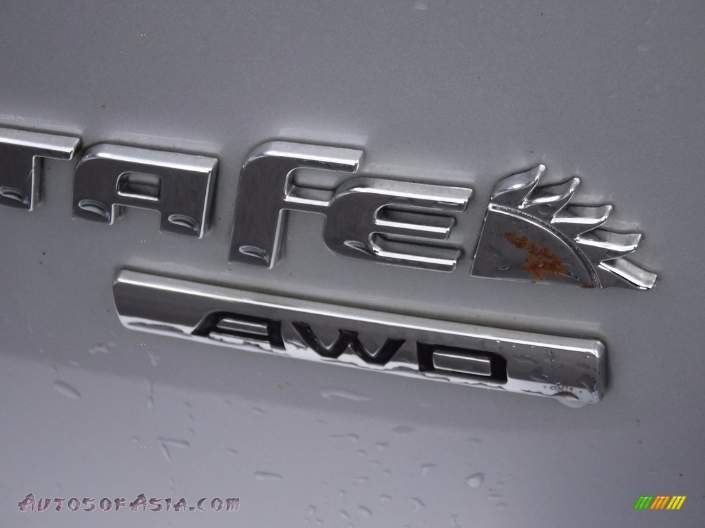 2010 Santa Fe GLS 4WD - Radiant Silver / Gray photo #9