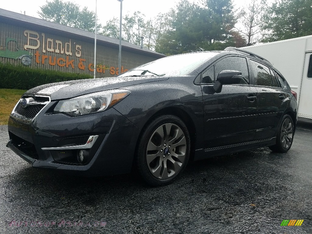 Dark Gray Metallic / Black Subaru Impreza 2.0i Sport Premium
