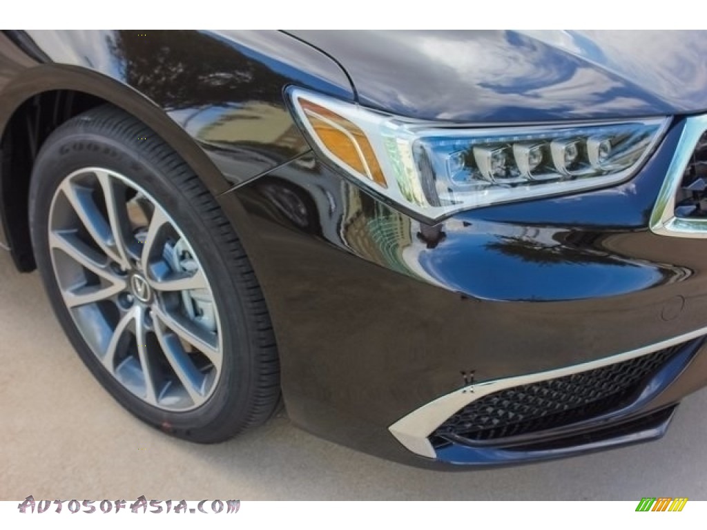 2018 TLX V6 SH-AWD Technology Sedan - Crystal Black Pearl / Espresso photo #10