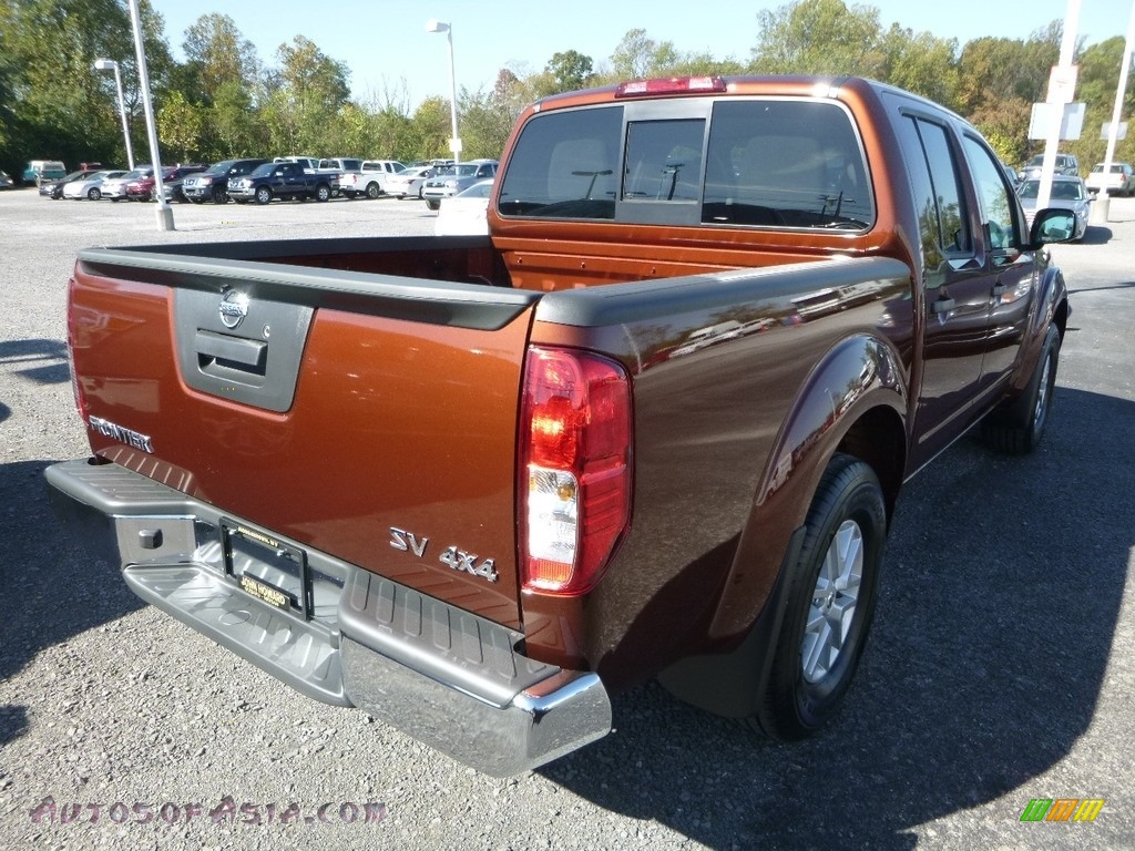 2018 Frontier SV Crew Cab 4x4 - Forged Copper / Steel photo #4