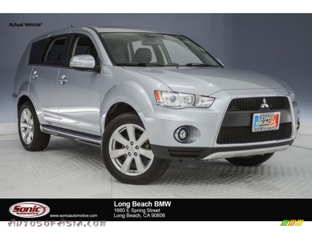 2010 Outlander GT 4WD - Cool Silver Metallic / Black photo #1