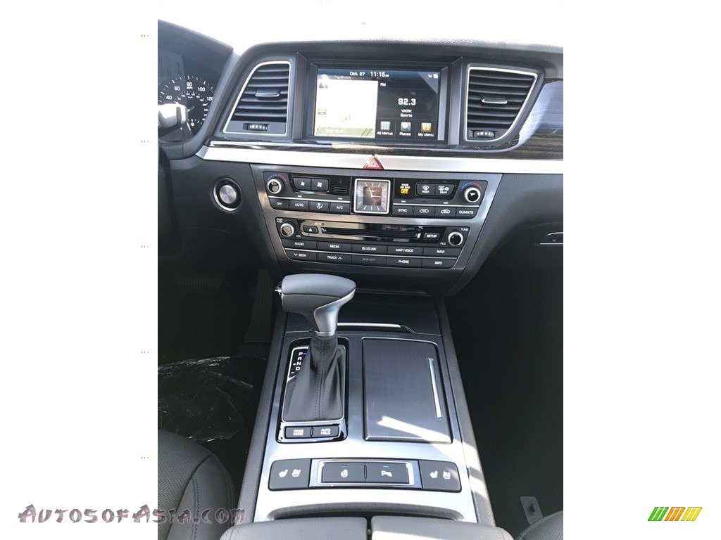 2018 Genesis G80 AWD - Santiago Silver / Black photo #5
