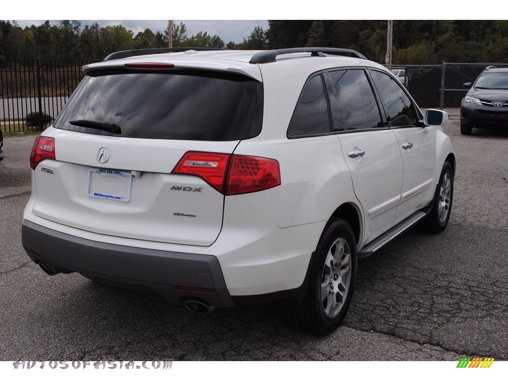 2008 MDX Technology - Aspen White Pearl / Taupe photo #5