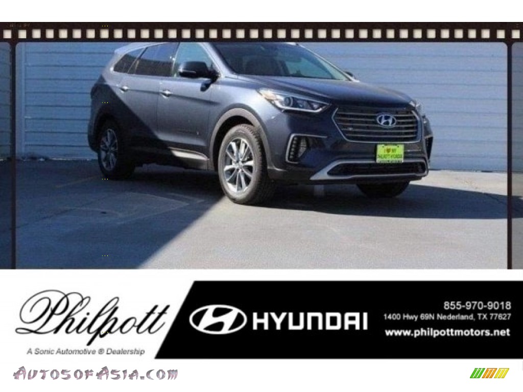 Night Sky Pearl / Gray Hyundai Santa Fe SE