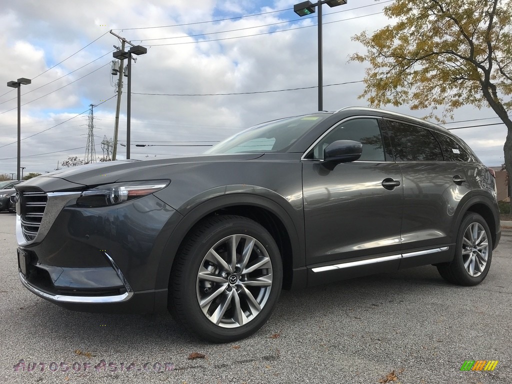 2018 CX-9 Signature AWD - Machine Gray Metallic / Auburn photo #1
