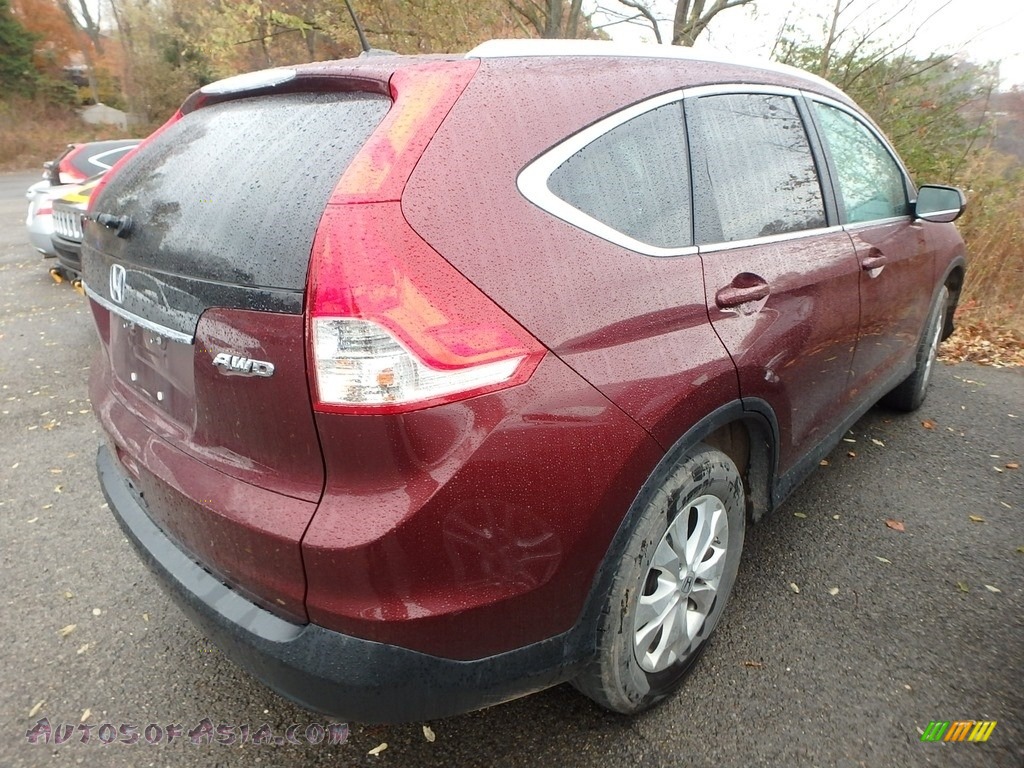 2012 CR-V EX-L 4WD - Basque Red Pearl II / Beige photo #4