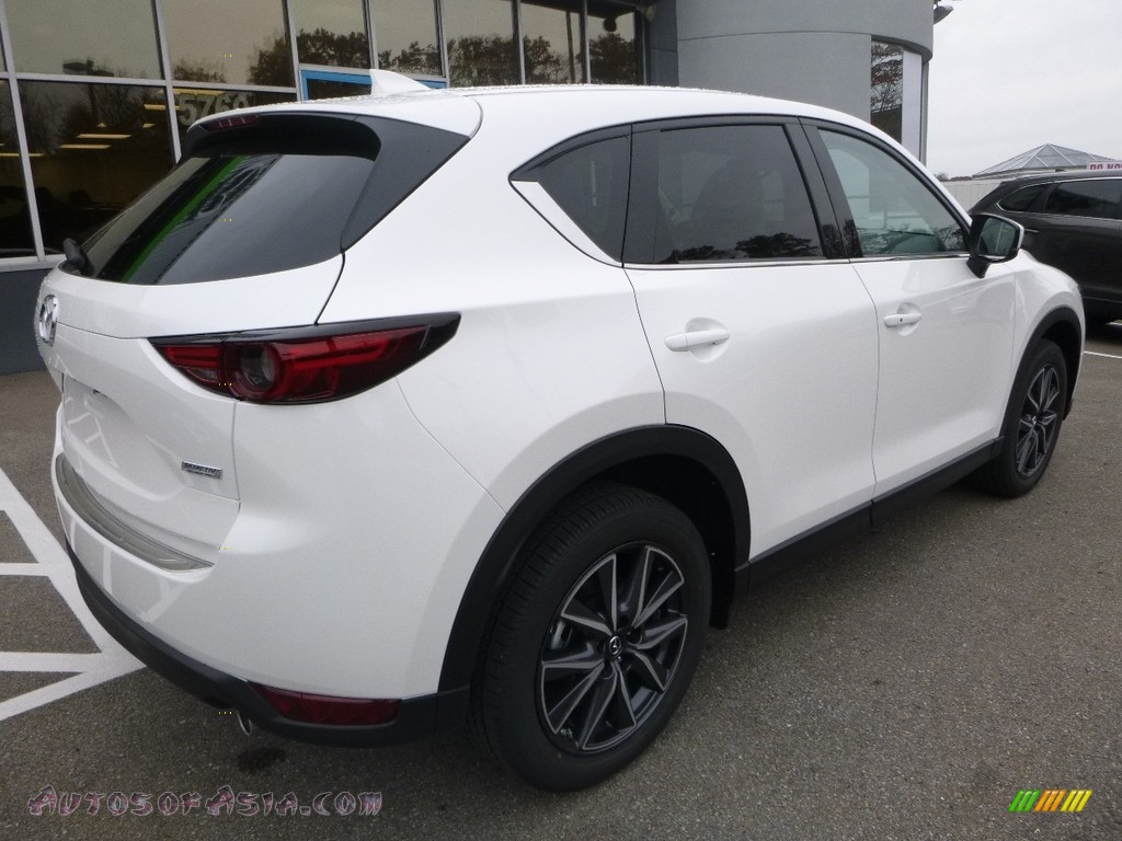 2017 CX-5 Grand Touring AWD - Crystal White Pearl / Parchment photo #2