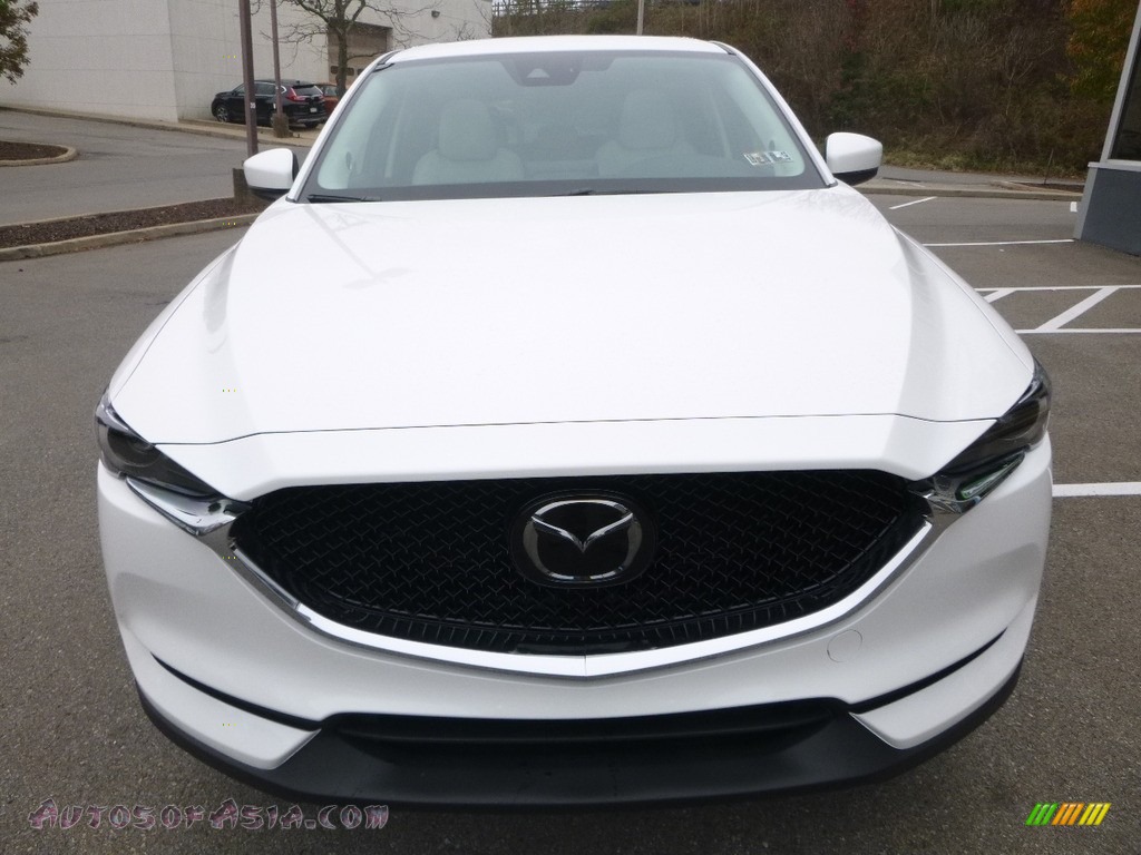 2017 CX-5 Grand Touring AWD - Crystal White Pearl / Parchment photo #4