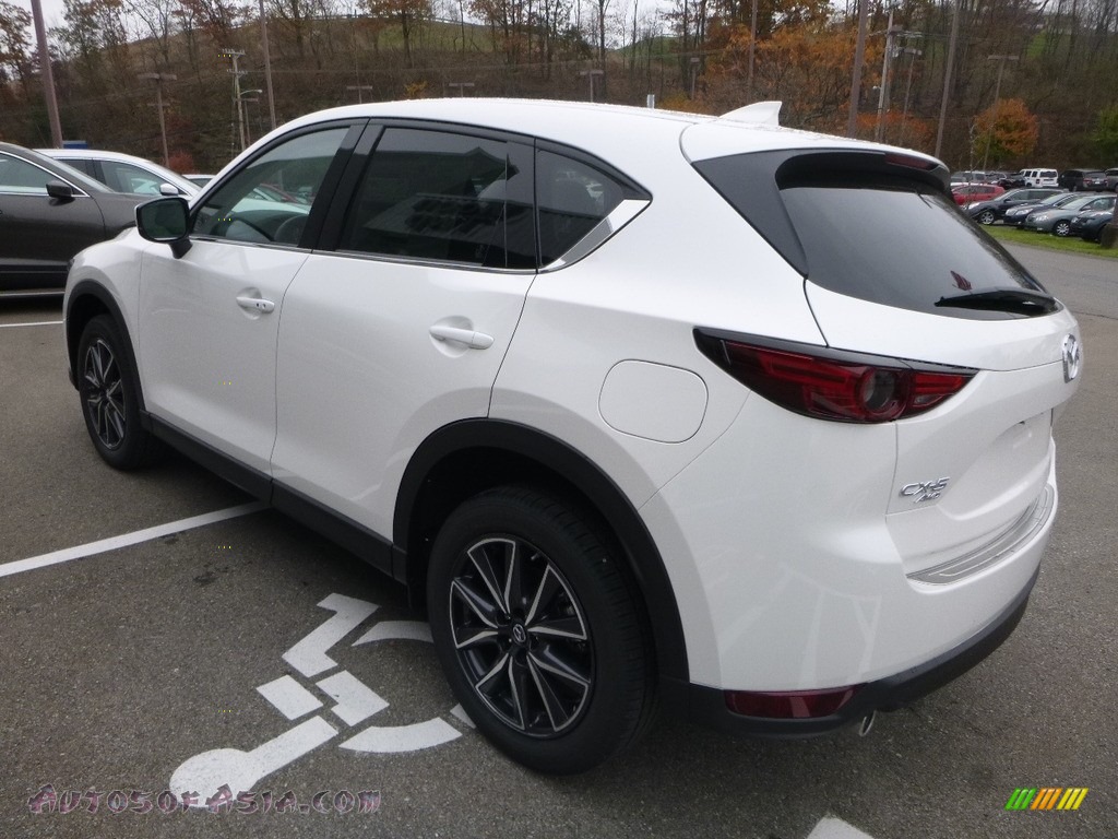 2017 CX-5 Grand Touring AWD - Crystal White Pearl / Parchment photo #6