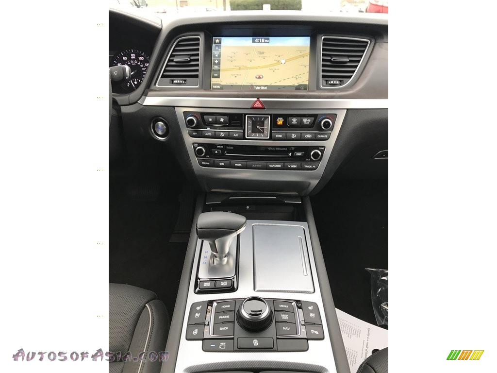2018 Genesis G80 5.0 AWD - Santiago Silver / Black photo #5