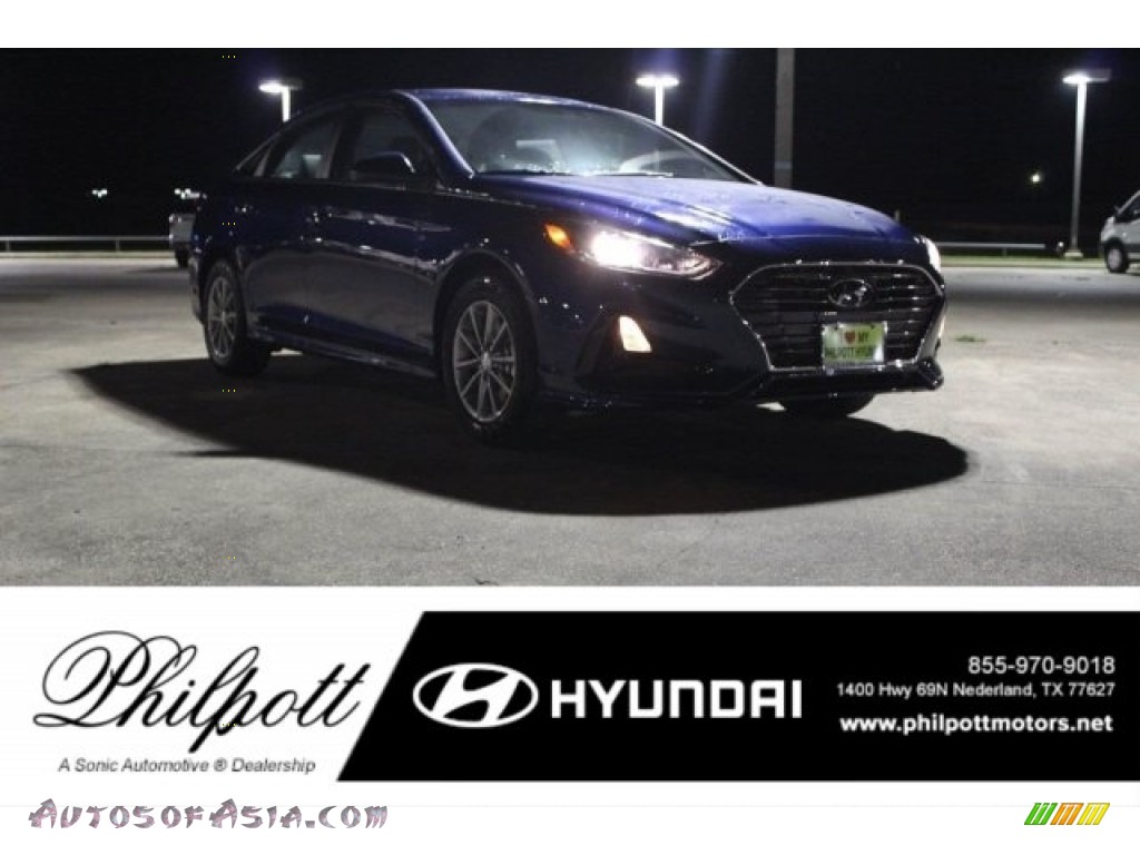 Lakeside Blue / Gray Hyundai Sonata SE