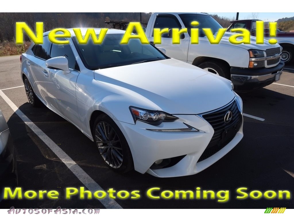 Ultra White / Parchment Lexus IS 250 AWD