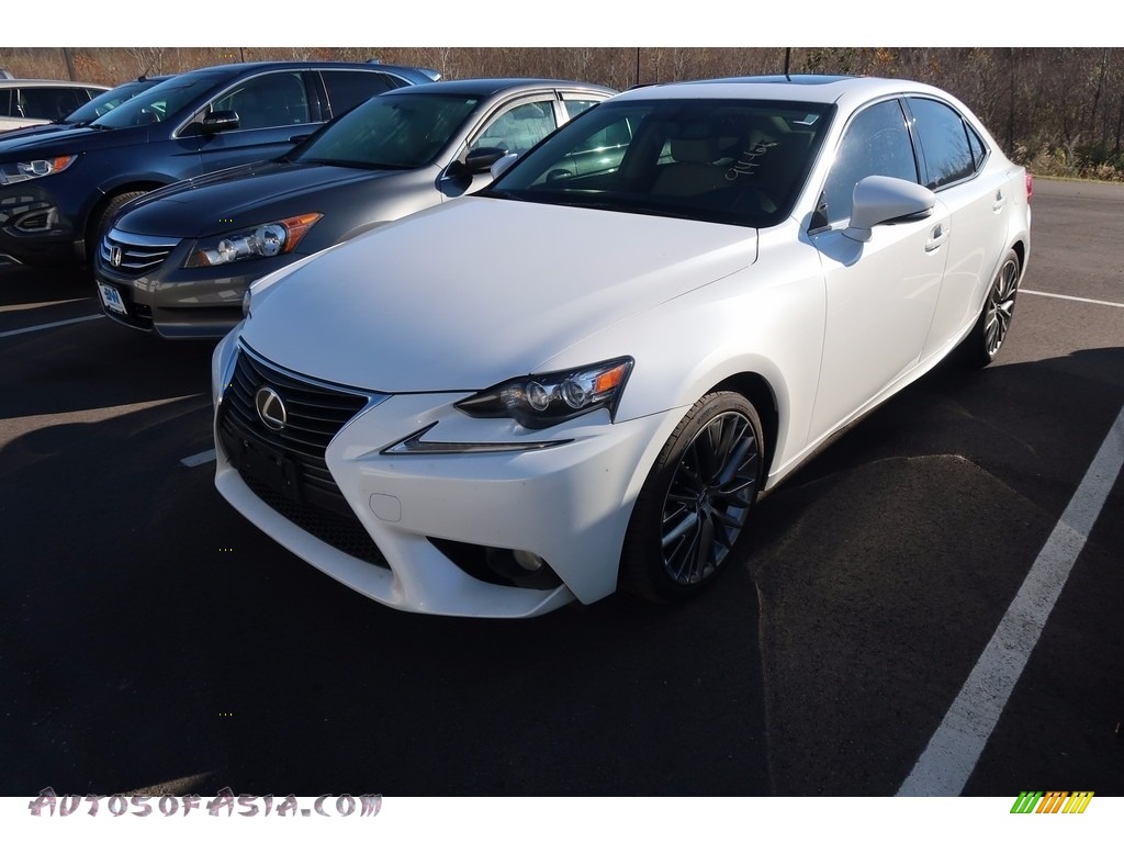 2014 IS 250 AWD - Ultra White / Parchment photo #3