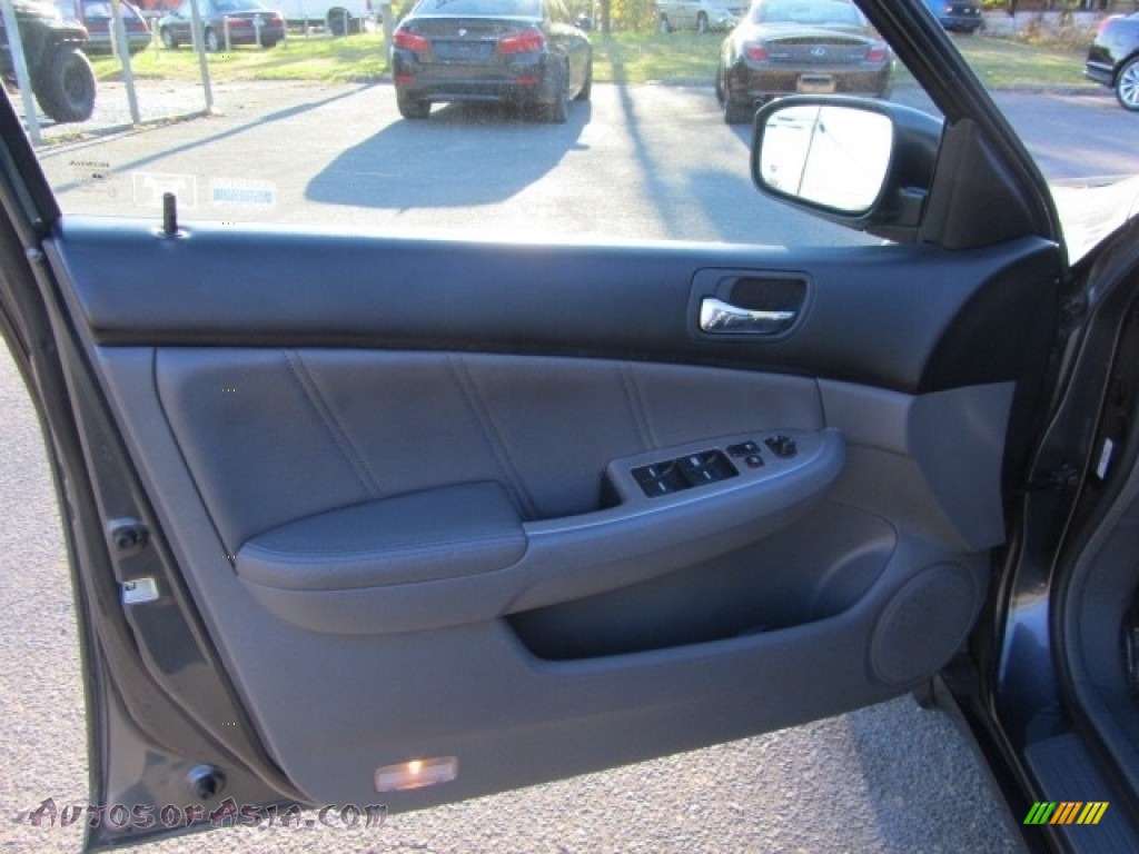 2006 Accord EX-L Sedan - Graphite Pearl / Gray photo #17