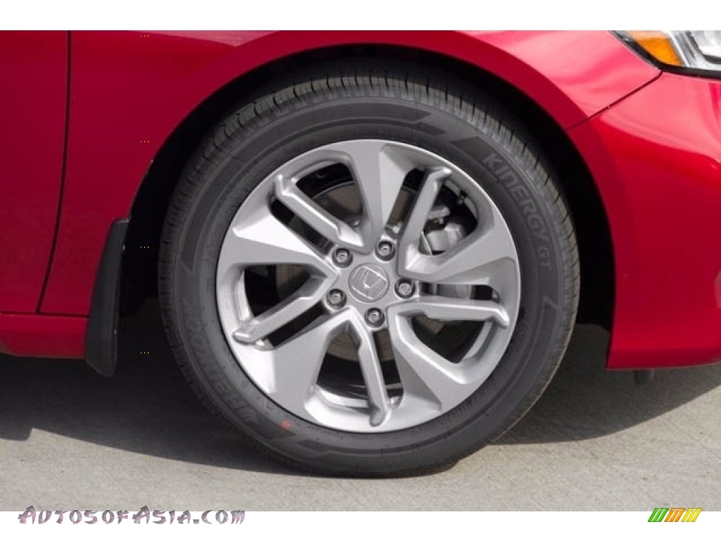 2018 Accord LX Sedan - Radiant Red Metallic / Ivory photo #4