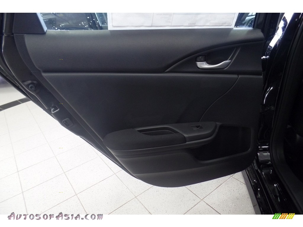 2018 Civic LX Sedan - Crystal Black Pearl / Black photo #9