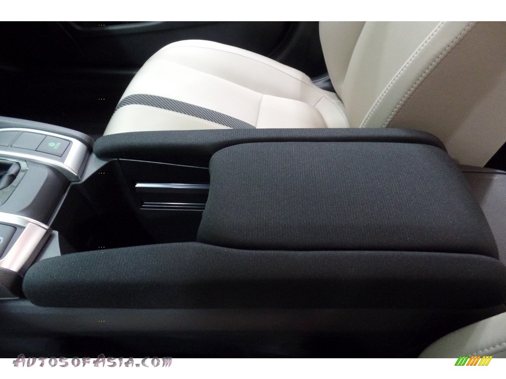 2017 Civic LX Sedan - Crystal Black Pearl / Ivory photo #22