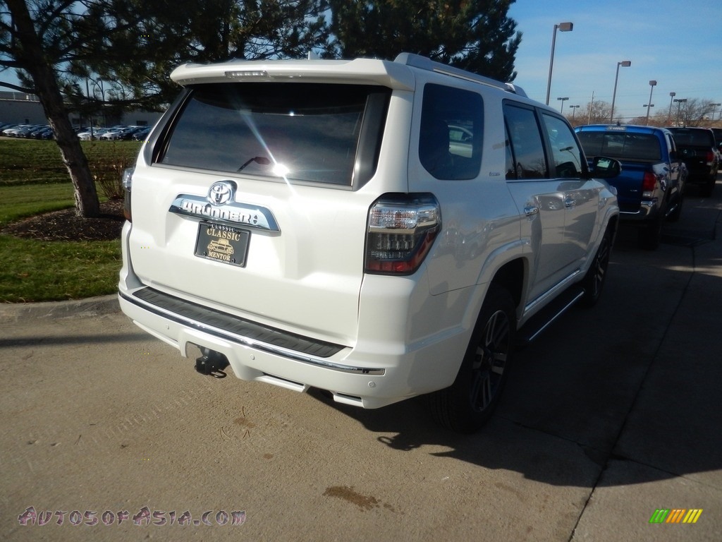 2018 4Runner Limited 4x4 - Blizzard White Pearl / Redwood photo #2
