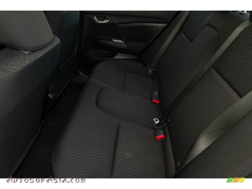 2015 Civic LX Sedan - Crystal Black Pearl / Black photo #4