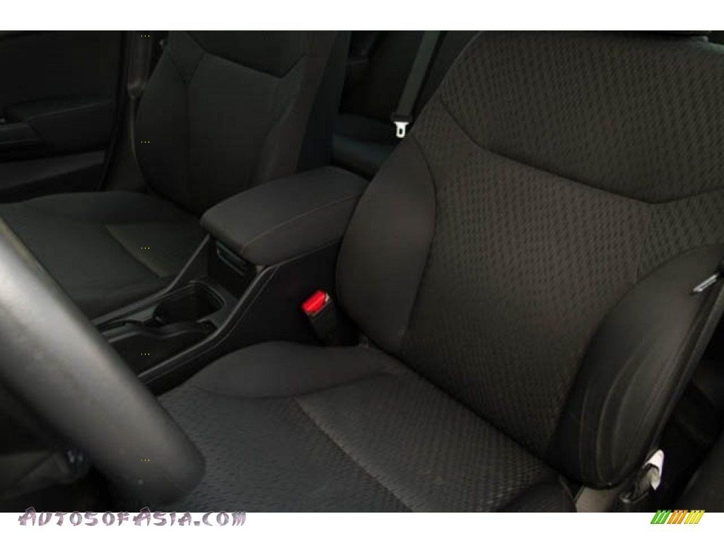 2015 Civic LX Sedan - Crystal Black Pearl / Black photo #12