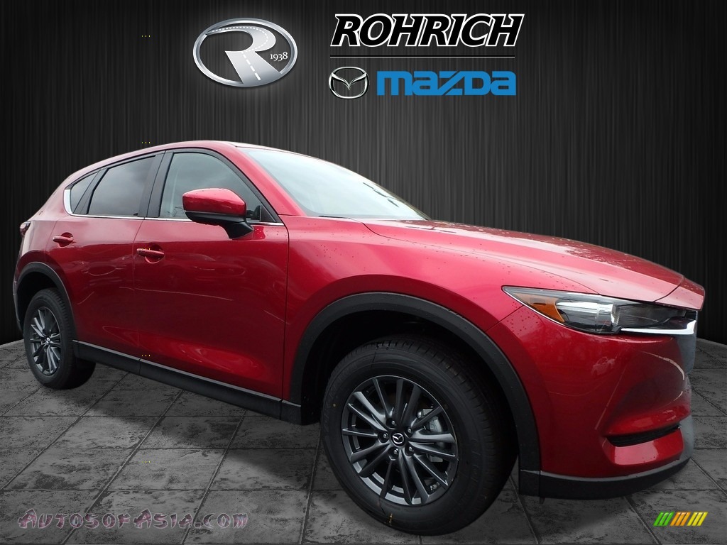 Soul Red Metallic / Black Mazda CX-5 Touring AWD