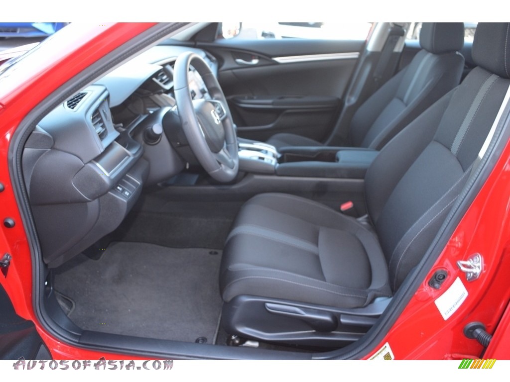 2017 Civic LX Sedan - Rallye Red / Black photo #9