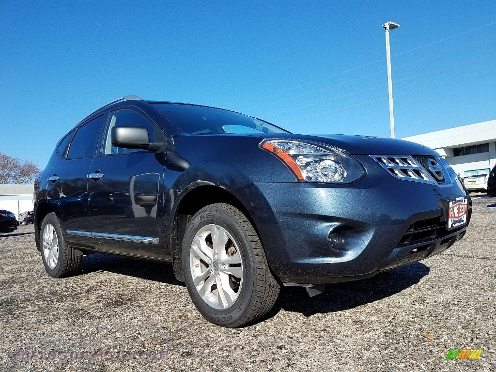 Graphite Blue / Black Nissan Rogue Select S AWD