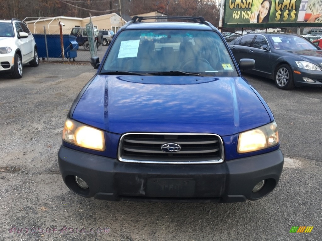 2004 Forester 2.5 X - Pacifica Blue Pearl / Gray photo #8