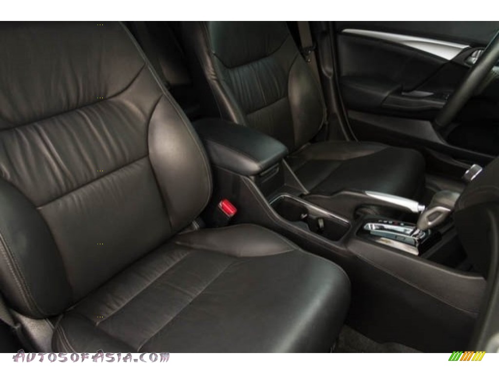 2015 Civic EX-L Sedan - Crystal Black Pearl / Black photo #18