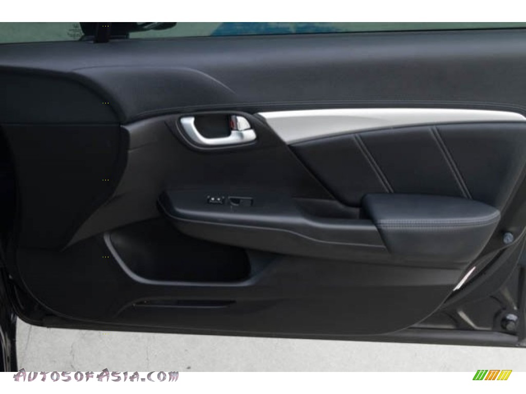 2015 Civic EX-L Sedan - Crystal Black Pearl / Black photo #26