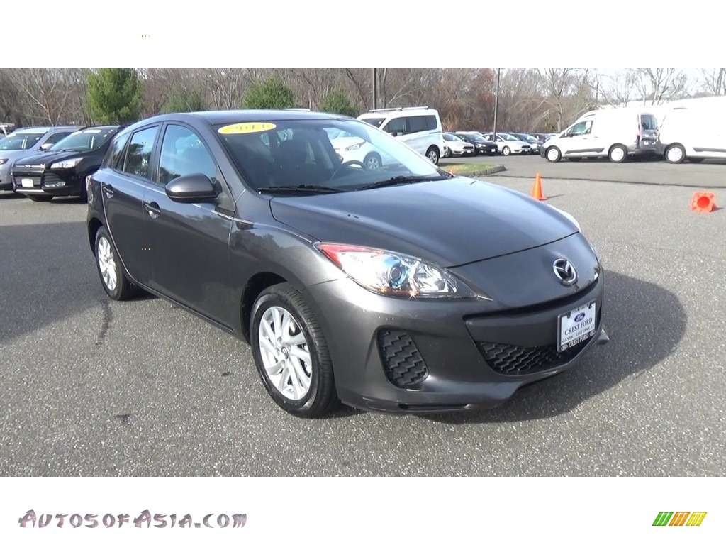 2013 MAZDA3 i Touring 5 Door - Dolphin Gray Mica / Black photo #1