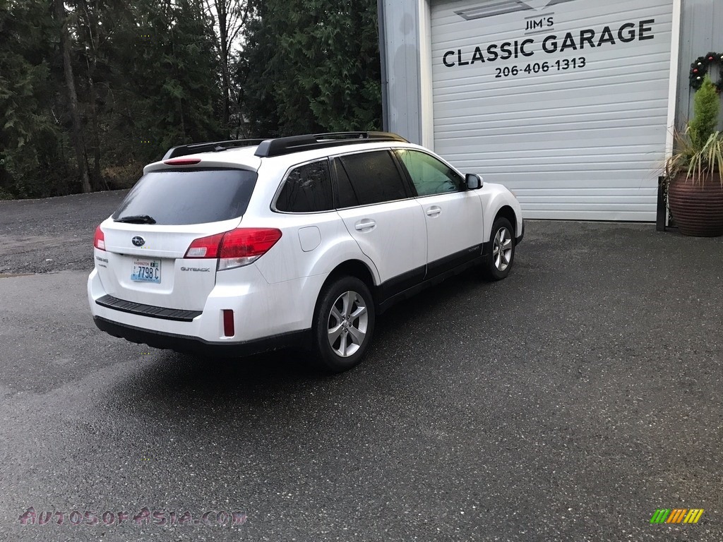 2014 Outback 2.5i Limited - Satin White Pearl / Ivory photo #22