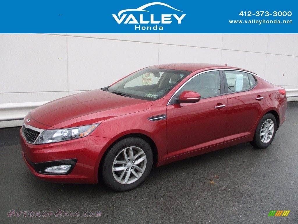 Remington Red / Beige Kia Optima LX