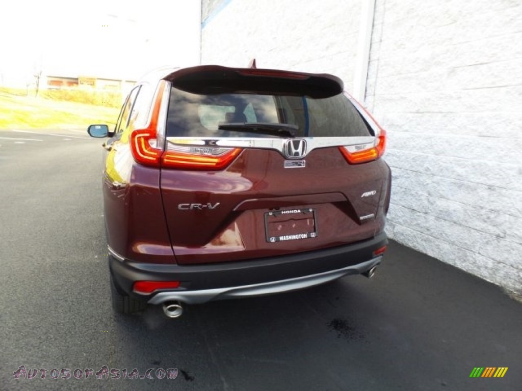 2018 CR-V Touring AWD - Basque Red Pearl II / Gray photo #10