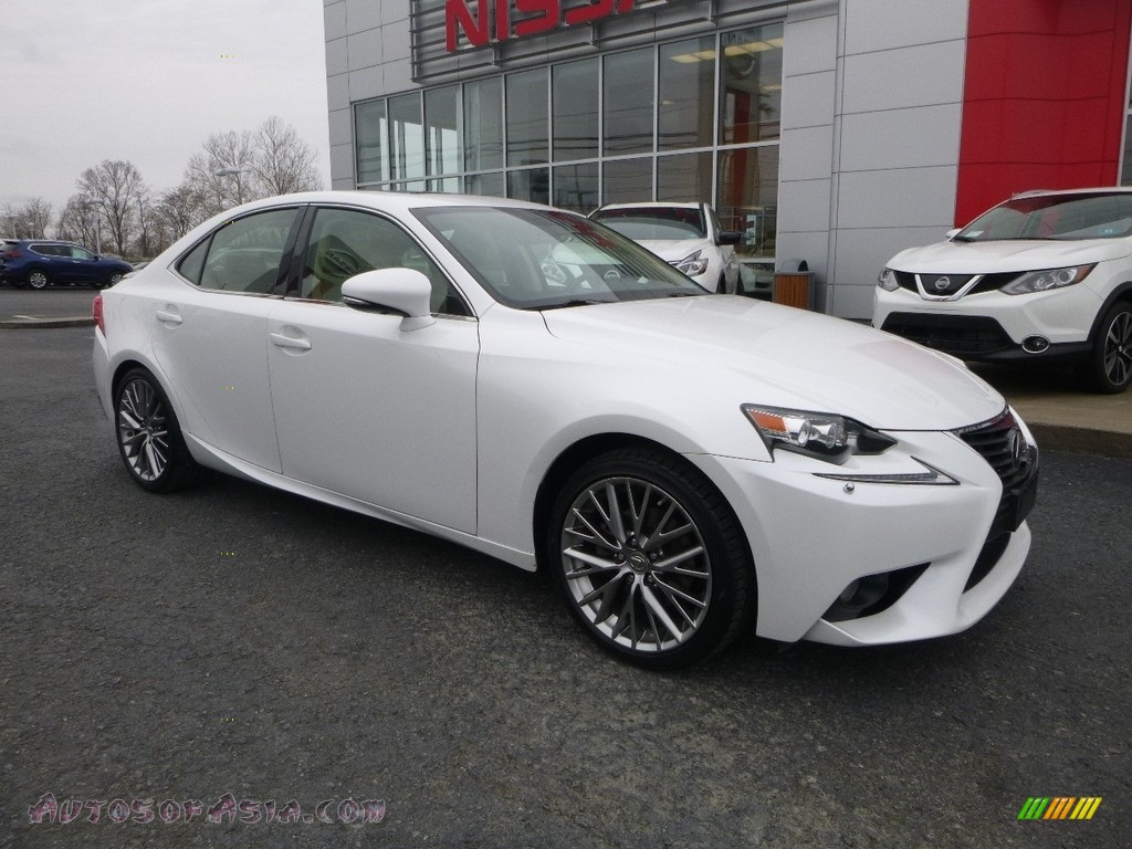 2014 IS 250 F Sport AWD - Ultra White / Parchment photo #1